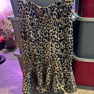 Cato Leopard Print Skirt mp1